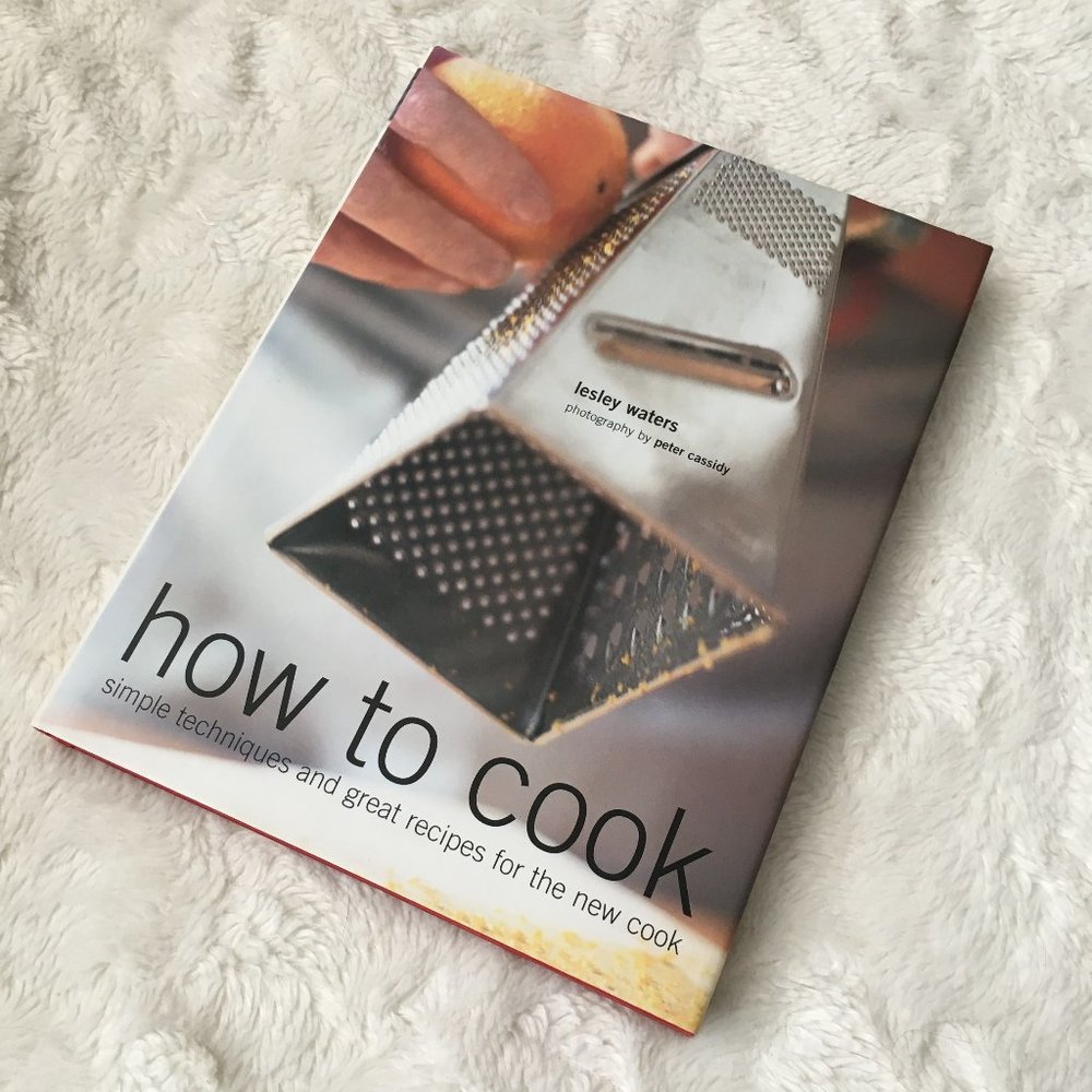 'How To Cook' Cookbook Lesley Waters Hardcover Recipe Book - Picture 1 of 9